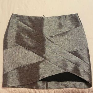 IRO women’s silver skirt